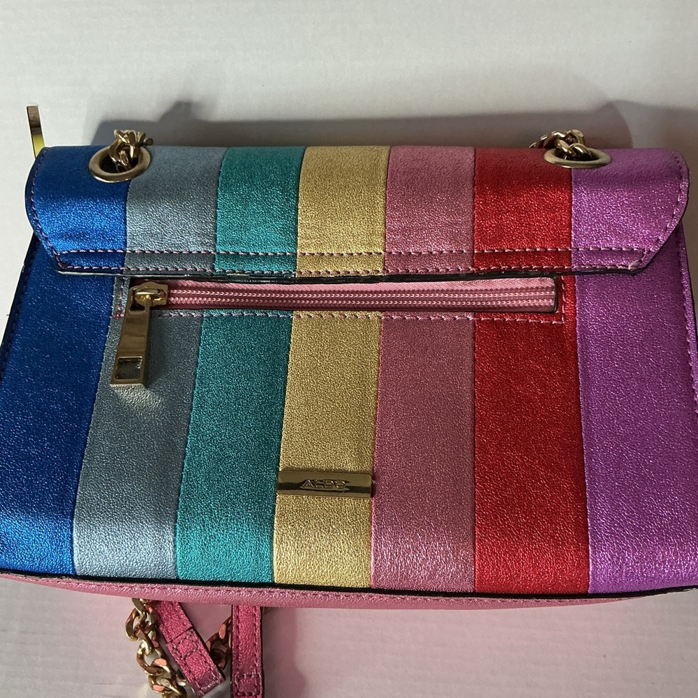 🌈 ALDO Rainbow Metallic Crossbody Bag - Picture 8 of 10
